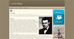 Desktop Screenshot of lucianblaga.eu