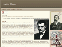 Tablet Screenshot of lucianblaga.eu